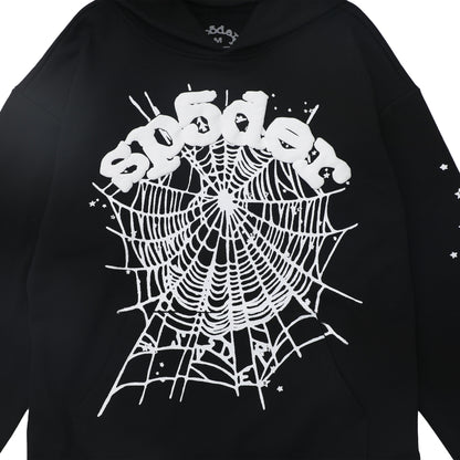 Sp5der OG Web Hoodie Black