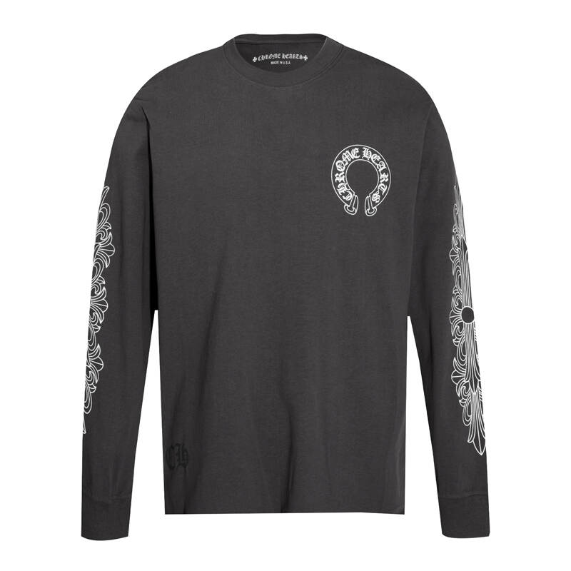 CHROME HEARTS  Men's Long-Sleeve T-shirtSweatshirt K8005
