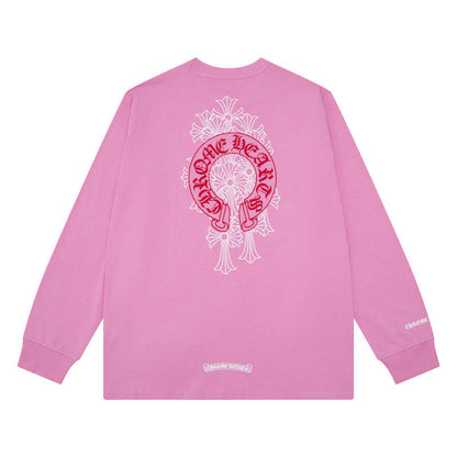 CHROME HEARTS  Men's Long-Sleeve T-shirtSweatshirt K8006