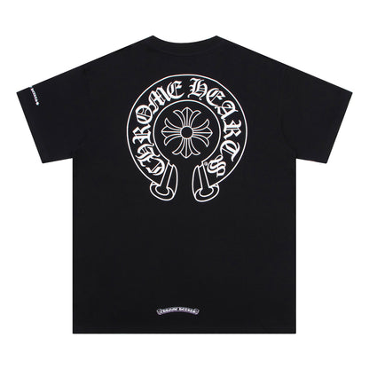 CHROME HEARTS Horse Shoe Logo Pocket T-Shirt K6013