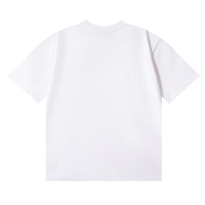 PURPLE Men Streetwear Tee Black & White with Purple Brand Van Gogh-Inspired Vibrant Abstract