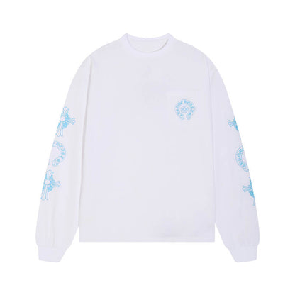 CHROME HEARTS  Men's Long-Sleeve T-shirtSweatshirt K8018