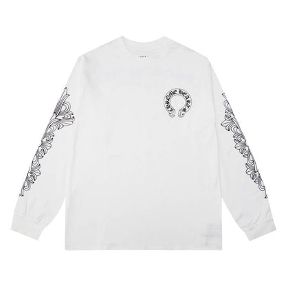 CHROME HEARTS  Men's Long-Sleeve T-shirtSweatshirt K8005