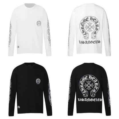 CHROME HEARTS  Men's Long-Sleeve T-shirtSweatshirt K8008