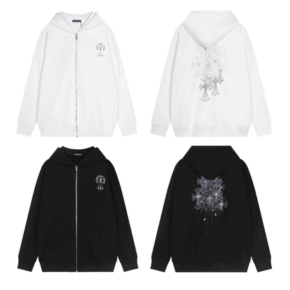 CHROME HEARTS  ZIP-UP Hoodie TQ02