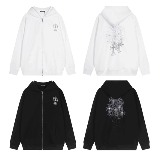 CHROME HEARTS  ZIP-UP Hoodie TQ02