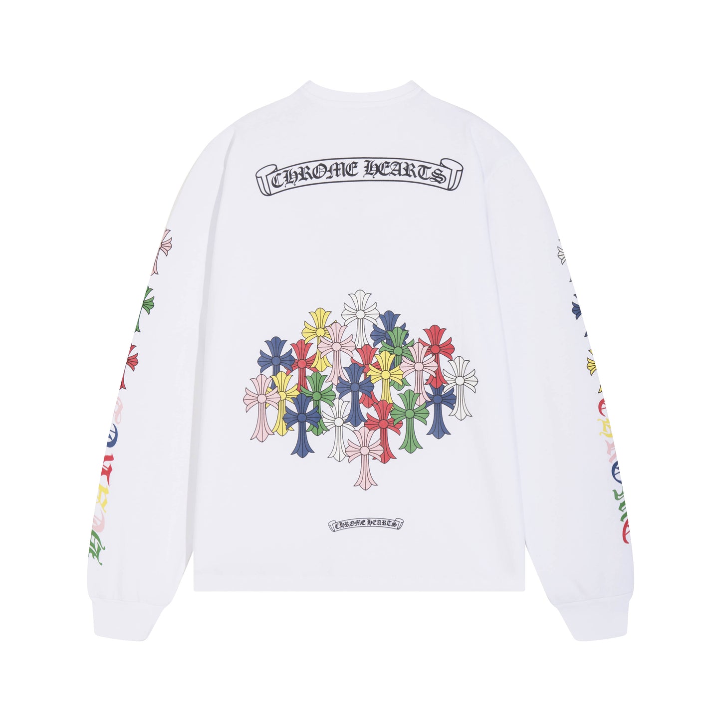 CHROME HEARTS  Men's Long-Sleeve T-shirtSweatshirt K8015
