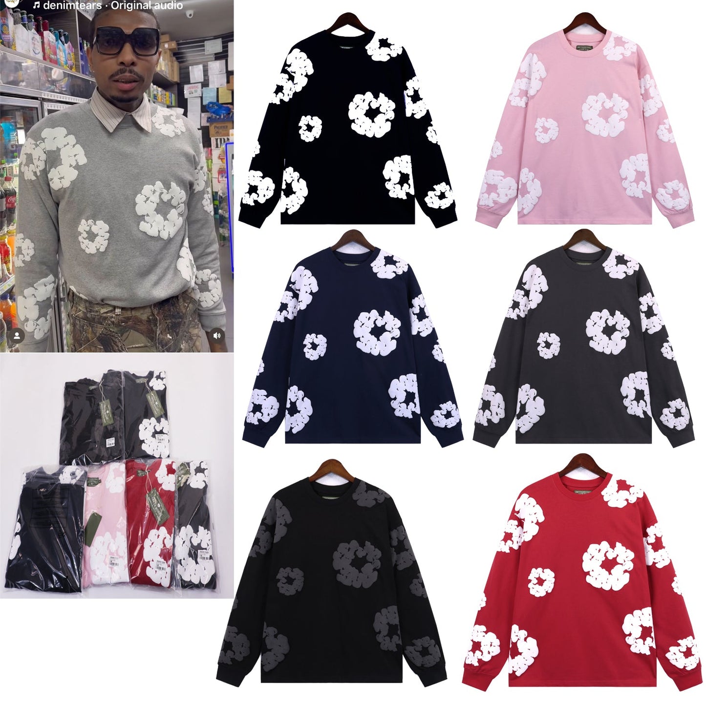 DENIM TEARS  Hoodie 7011