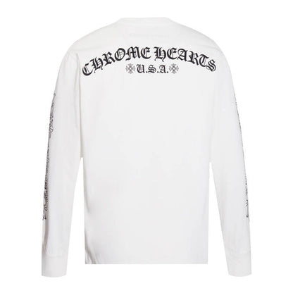 CHROME HEARTS  Men's Long-Sleeve T-shirtSweatshirt K8005