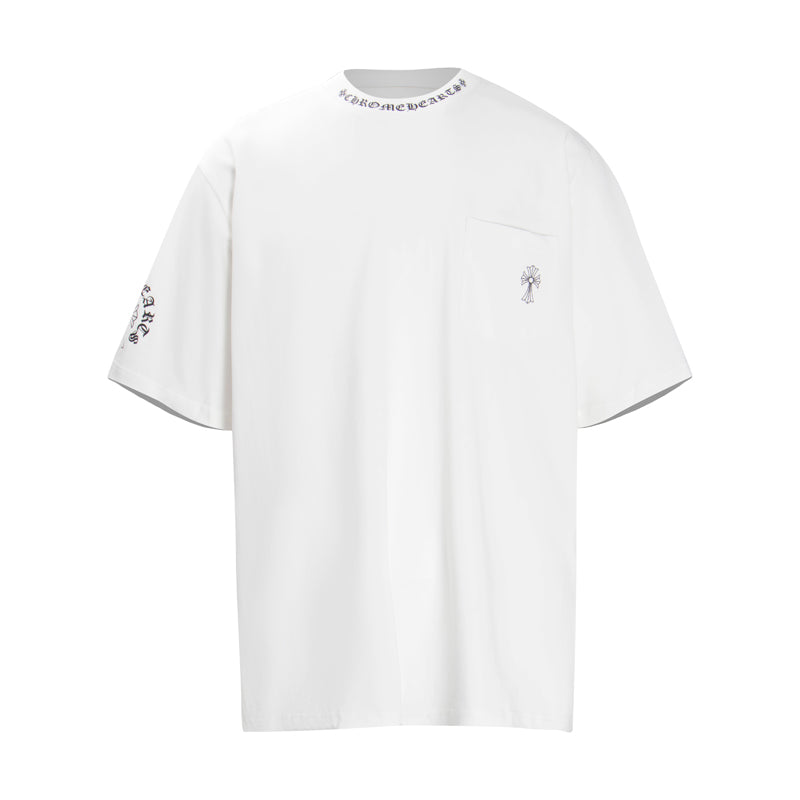 CHROME HEARTS  Neck Logo T-shirt K6022