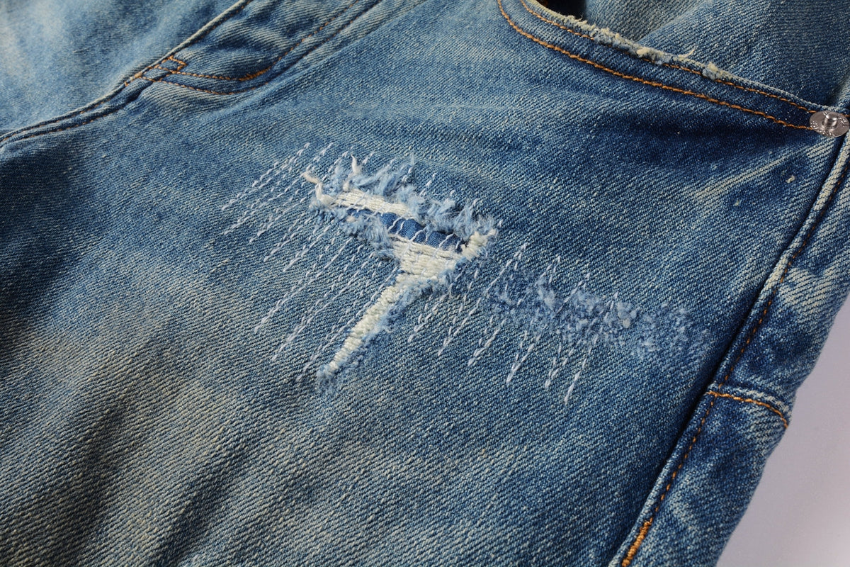 PURPLE  Blue Jeans 9073 with Medium Stretch for a Comfortable and Flexible Fit