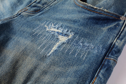PURPLE  Blue Jeans 9073 with Medium Stretch for a Comfortable and Flexible Fit