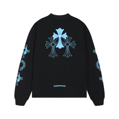 CHROME HEARTS  Men's Long-Sleeve T-shirtSweatshirt K8018
