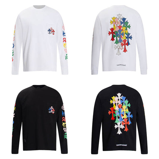 CHROME HEARTS  Men's Long-Sleeve T-shirtSweatshirt K8003