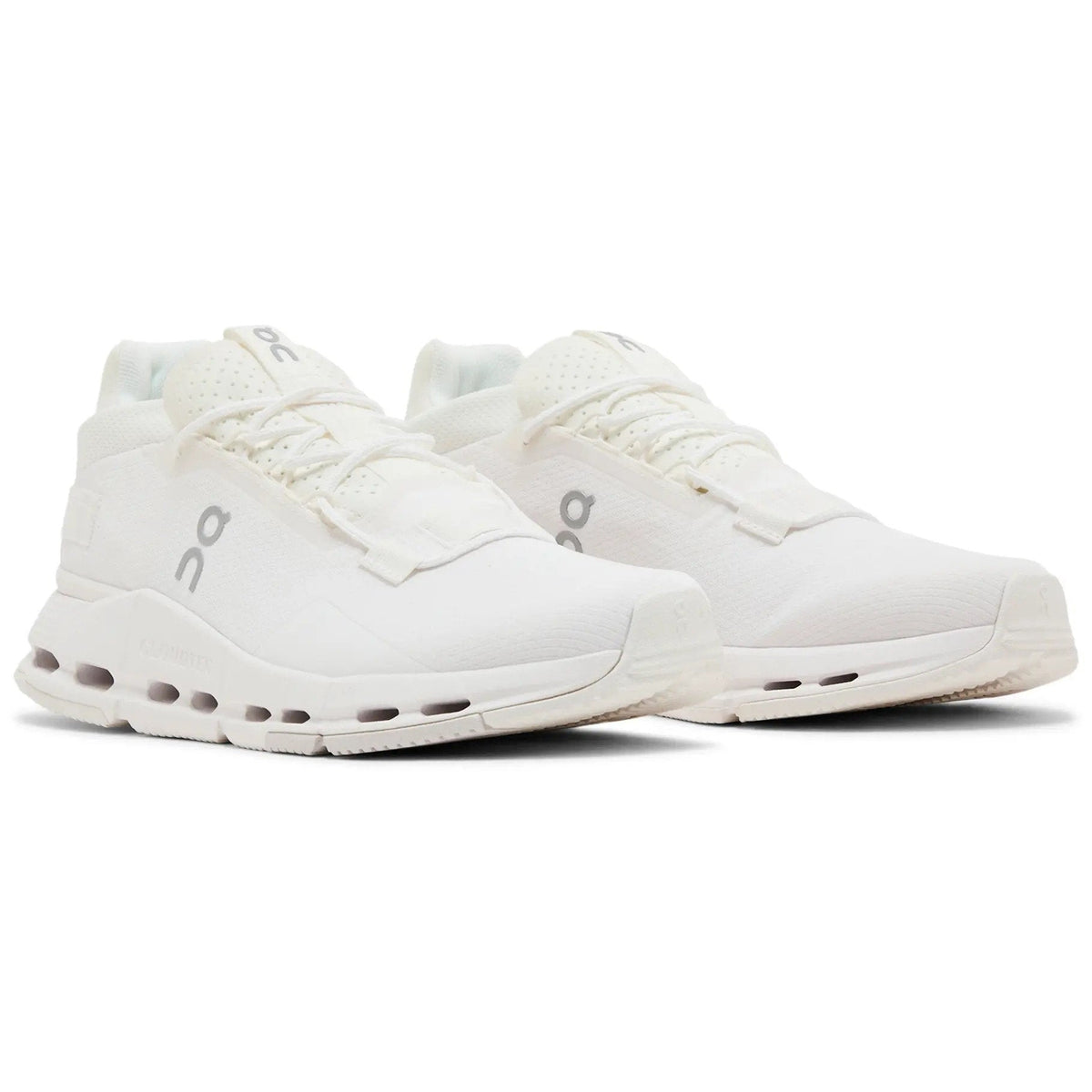 On Cloudnova 2 All White Sneakers