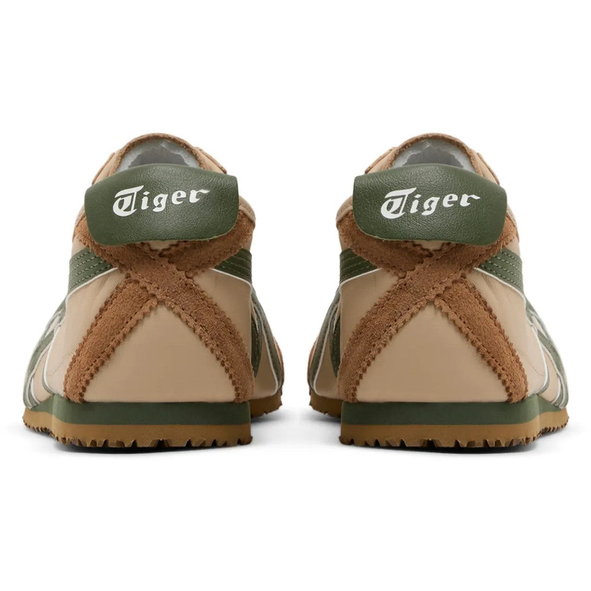 Onitsuka Tiger MEXICO 66 Beige Grass Green Sneakers