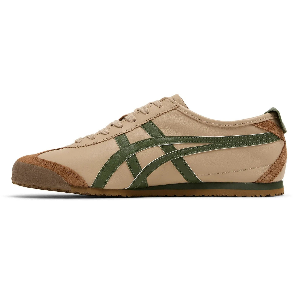 Onitsuka Tiger MEXICO 66 Beige Grass Green Sneakers