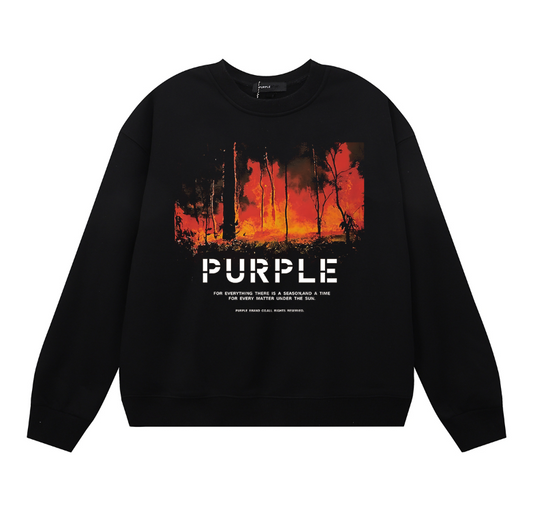 PURPLE  New sweatshirt 1155