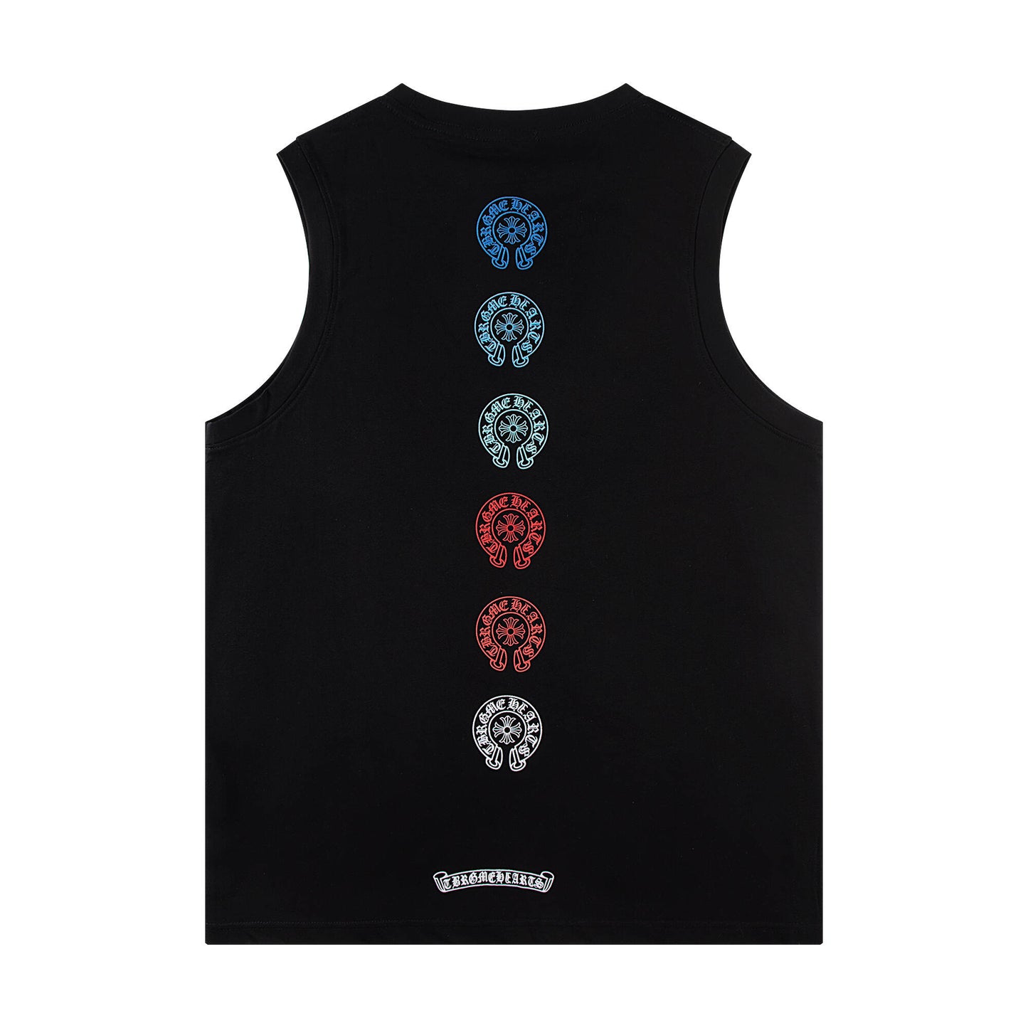 CHROME HEARTS Rainbow horseshoe printtank top T-shirt P60
