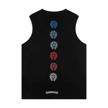 CHROME HEARTS Rainbow horseshoe printtank top T-shirt P60
