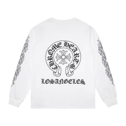 CHROME HEARTS  Men's Long-Sleeve T-shirtSweatshirt K8008