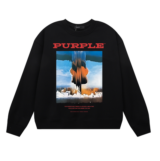 PURPLE   New sweatshirt 1149