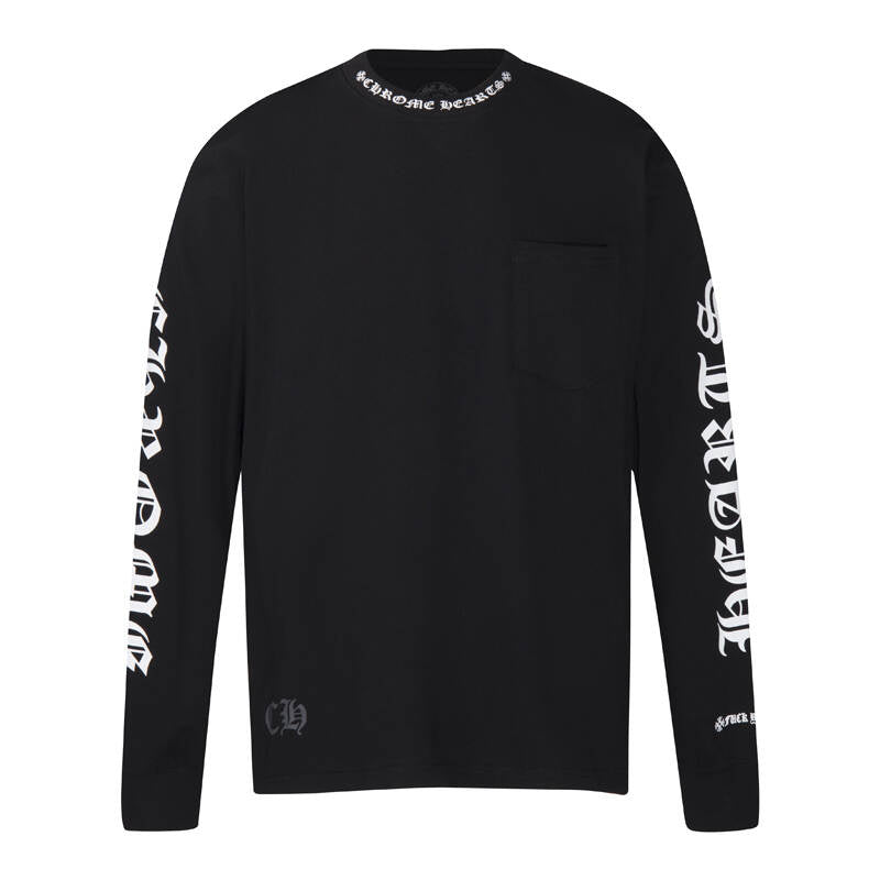 CHROME HEARTS  Men's Long-Sleeve T-shirtSweatshirt K9011