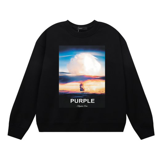 PURPLE  New sweatshirt 1124