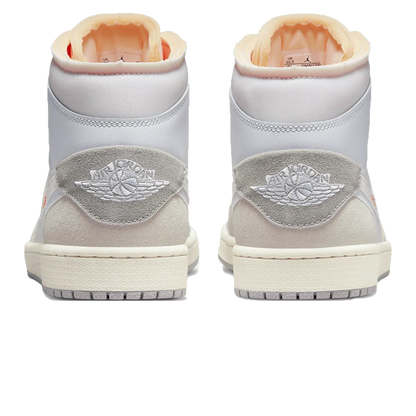 Air Jordan 1 Mid 'Craft Inside Out White Grey'