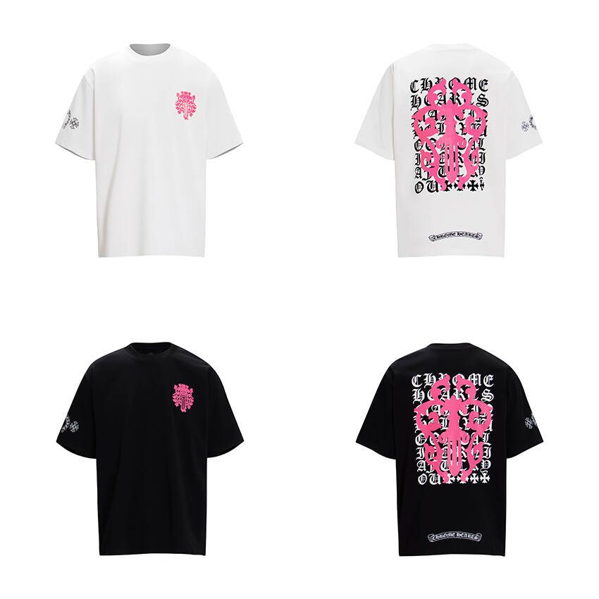 CHROME HEARTS  Eye Chart Dagger T-shirt K6025