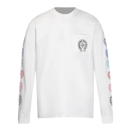 CHROME HEARTS  Men's Long-Sleeve T-shirtSweatshirt K8009