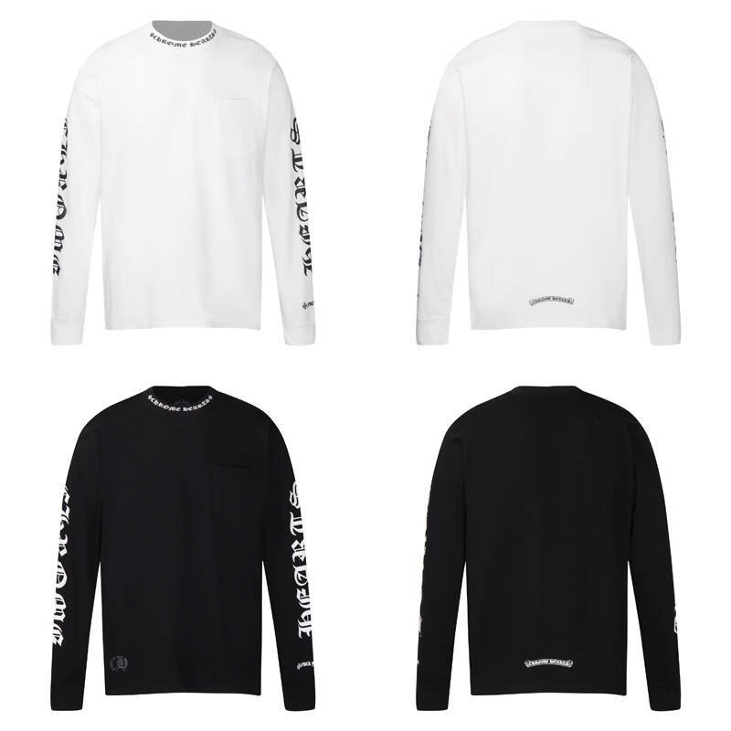 CHROME HEARTS  Men's Long-Sleeve T-shirtSweatshirt K9011