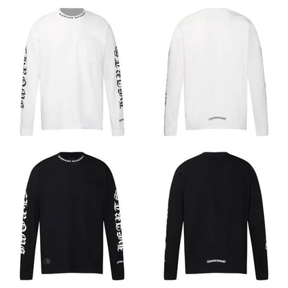 CHROME HEARTS  Men's Long-Sleeve T-shirtSweatshirt K9011