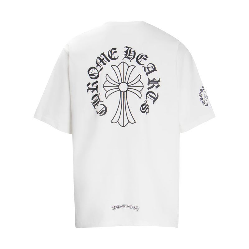 CHROME HEARTS  Neck Logo T-shirt K6022