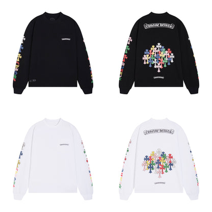 CHROME HEARTS  Men's Long-Sleeve T-shirtSweatshirt K8015