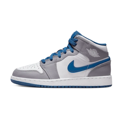 Air Jordan 1 Mid 'True Blue Cement'